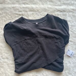 Free people movement hot shot cross over tee